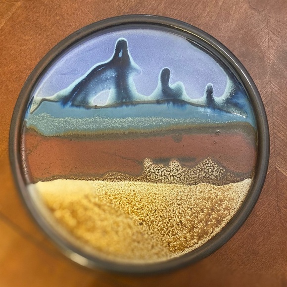 Doug Adams 10.5” Plate “The Wave” Artist Signed - Picture 1 of 2